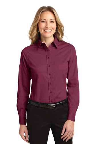 L608 Port Authority® Ladies Long Sleeve Easy Care Shirt