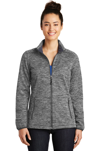LST30 Sport-Tek® Ladies PosiCharge® Electric Heather Soft Shell